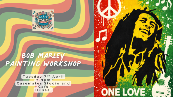 Craft and Canvas Painting Workshop: Bob Marley Canvas