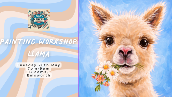 Craft and Canvas Painting Workshop: Llama