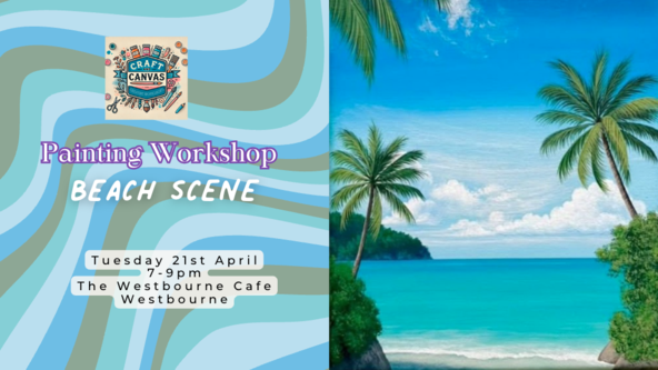 Craft and Canvas Painting Workshop: Beach Scene