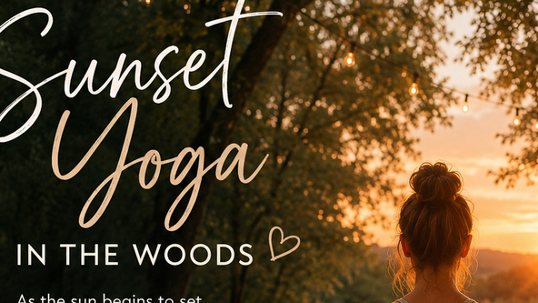 Sunset Yoga in the Woods