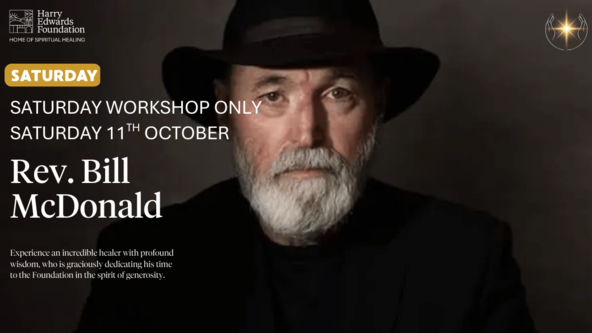 Rev. Bill McDonald - SATURDAY WORKSHOP ONLY
