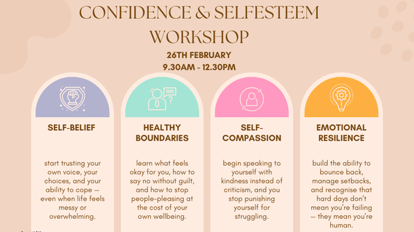 Confidence Building and Self Esteem Workshop