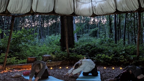 Twilight Yoga at Badgells Wood