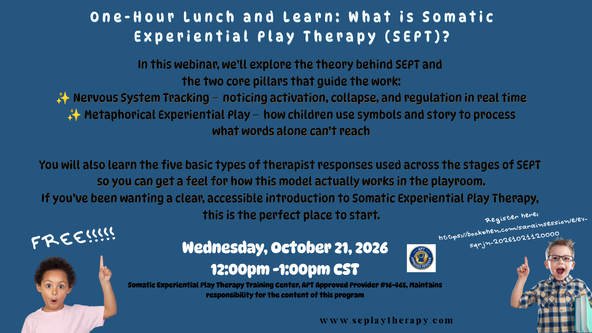 One Hour Lunch and Learn: What is Somatic Experiential Play Therapy?
