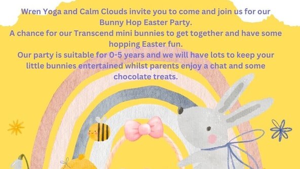Bunny Hop Easter Party with Elaine from Calm Clouds and Jen from Wren Yoga (0-5 years)