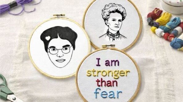 Threads of Empowerment - Family Embroidery Workshop with Katie (7yrs+)