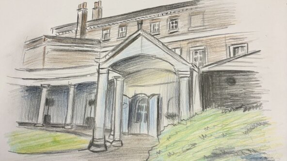 Awesome Art! Learn how to draw the Mansion @ Valentines Mansion for 13+ years