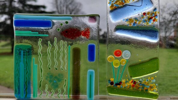 Spring Floral Fused Glass Workshop 