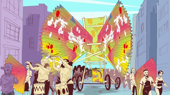 Colours of Redbridge: Big Small Wonders - Street Parade 