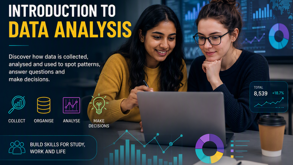 Introduction to Data Analysis, Adults 16 yrs+ @ Redbridge Central Library (Lab Central)