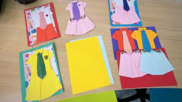 Kids Teaching Kids: Paper Uniform Origami Creations for 8-10 yrs @ Fullwell Cross Library (Lab FX)