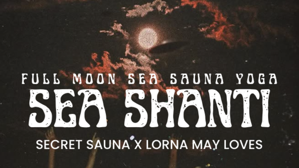 Sea Shanti | Full Moon Yoga, Sea, Sauna + Spell  | 6–8pm |  Woolacombe Esplanade