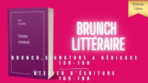 📚🥐 Brunch Littéraire Femme Sinueuse de Alex De Landes: Rencontre & atelier d’écriture