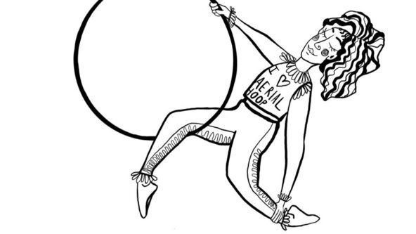 Aerial Hoops group class (beginner to high beginner level) - in studio 