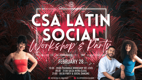 ✫ CSA Latin Social: Pachanga Workshop & Salsa Intro + Party ✫ 