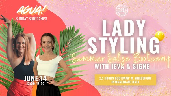 ✦ SALSA LADY STYLING | AGUA! SUNDAY Bootcamps ✦