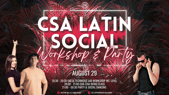 ✫ SEASON OPENING - CSA Latin Social: Technique Lab Workshop & Cha-Cha Intro + Party ✫