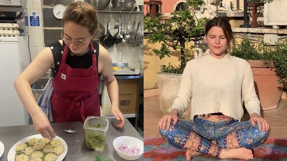 Yoga and brunch club