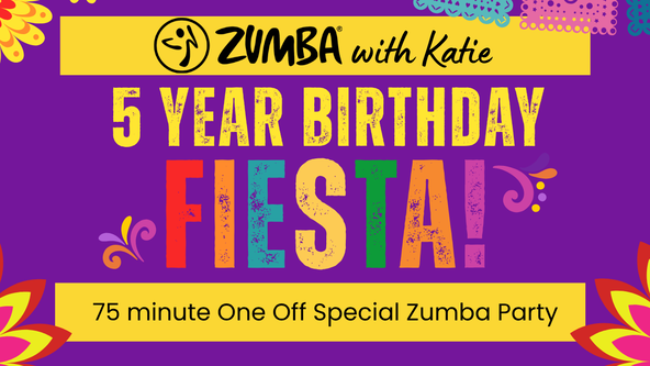 🥳 5 YEAR ZUMBA FIESTA 🥳
