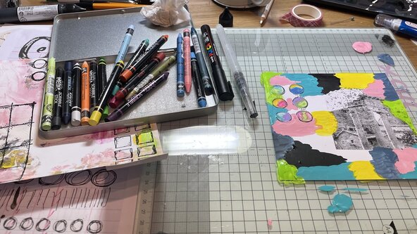 GELLI PLATE PRINTING AND ART JOURNALING 