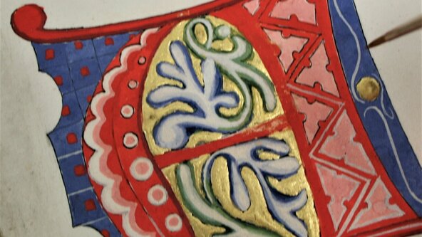 Celtic Calligraphy for beginners at Samphire Hoe