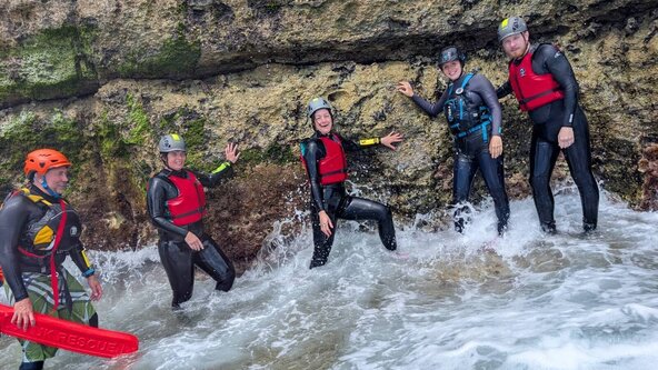 NCC Coasteering Training - Dorset