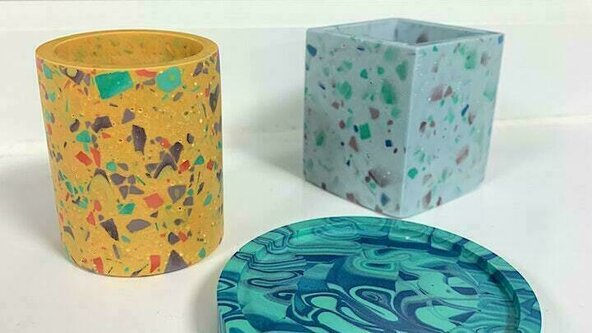 Jesmonite Coasters & Pot Workshops