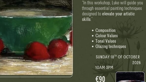Still life workshop with Luke Kelly