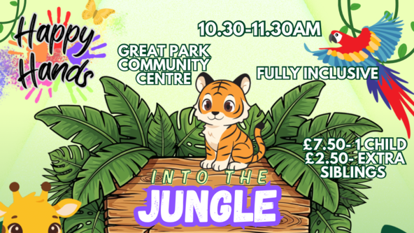 Jungle family sensory massage session