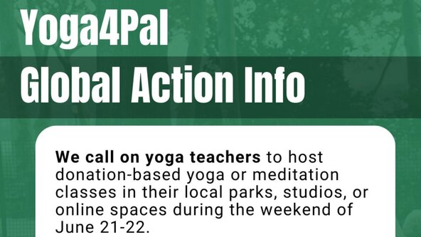 Yoga For Palestine Fundraiser