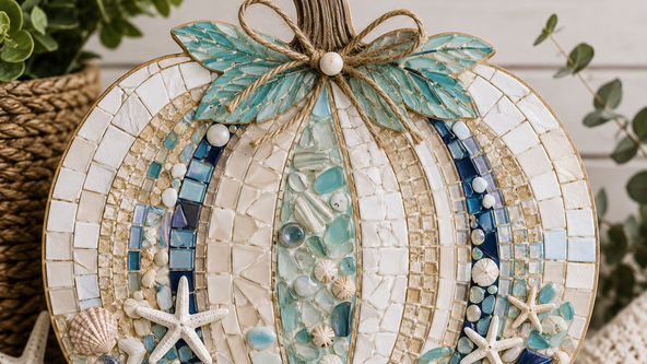 Coastal Mosaic Pumpkins Workshop 