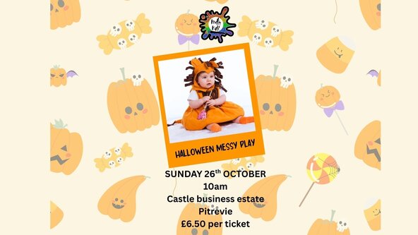 Halloween messy play 6 months +