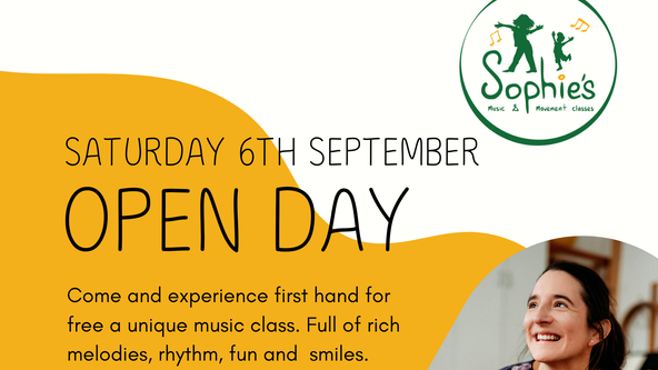 Open Day Session! Sing, Feel, Move, Play!( 2.5-4 year olds with an accompanying adult)