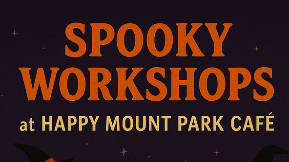 🎃 Happy Mount Park Café – Wed 29 Oct- Broomstick Training & Halloween Crafts