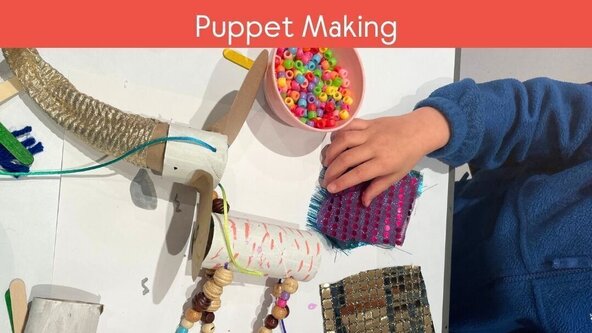 Term 2 Oct/Nov | Puppet Making | Kids Art Club 6 - 10 years