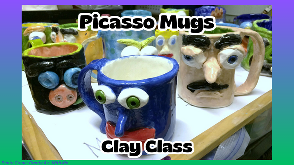 H7. Picasso Mugs Clay with Ricki Meaker