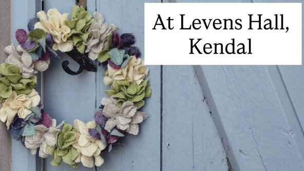 13th Nov 1/2 Day Rag Rug Wreath Workshop @ Levens Hall