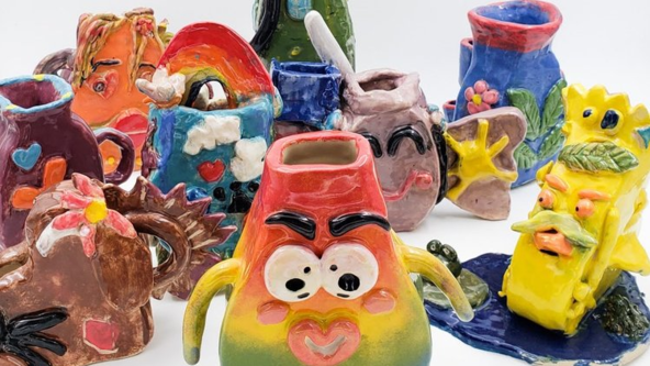 Sculpture and Hand Building class - ages 6+ with Cat: T126