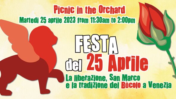 Italian Picnic in the Orchard - Festa del 25 aprile 