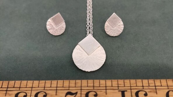Matching Necklace and Earrings Set
