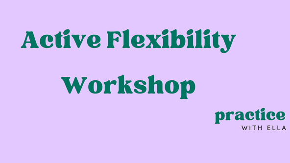 Active Flexibility Workshop with Dora Rubinstein 
