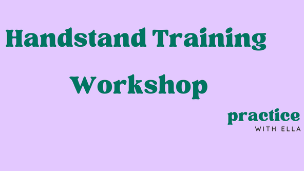 Handstand Training with Kit Eckersley