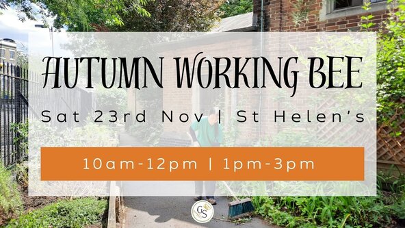 Autumn Working Bee - at St. Helen's