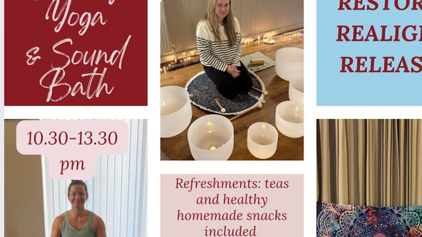 Sunday Yoga & Sound Bath (half day retreat)