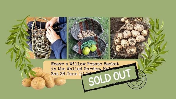 Weave a Willow Potato Basket in the Walled Garden Sat 28 June