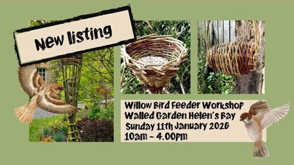 Willow Birdfeeder Workshop Sunday 11th January 2026
