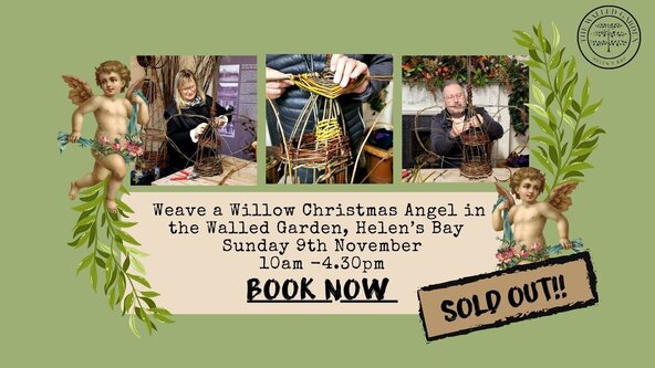  Weave A Willow Christmas Angel in the Walled Garden Sunday 9th November