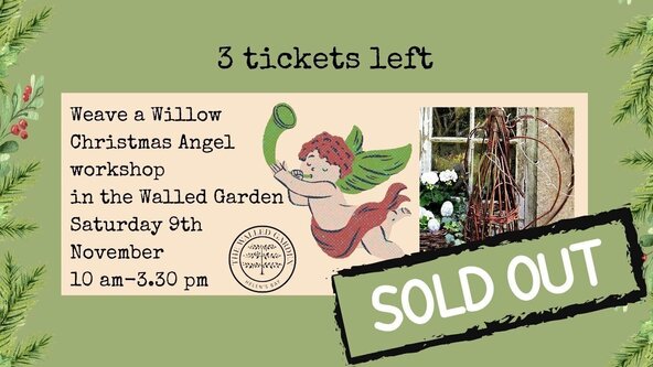 Weave a Willow Christmas Angel  in the Walled Garden - Sat 9 Nov 10am -3.30pm