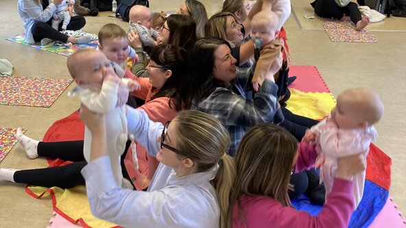 Wrigglers Baby Yoga - 10am Thurs - Hamilton - OCT 26