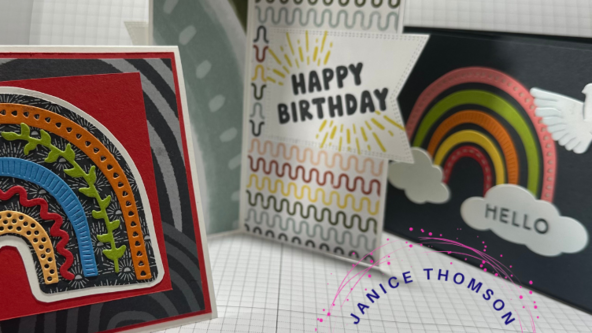 July 2025 card class in Person - Boho Vibes